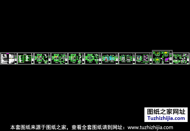 全套乡村三层小别墅建筑设计图纸
