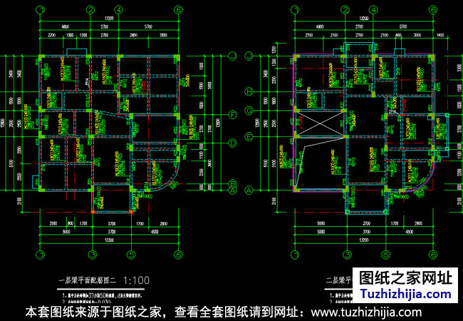 三层现代别墅设计施工图