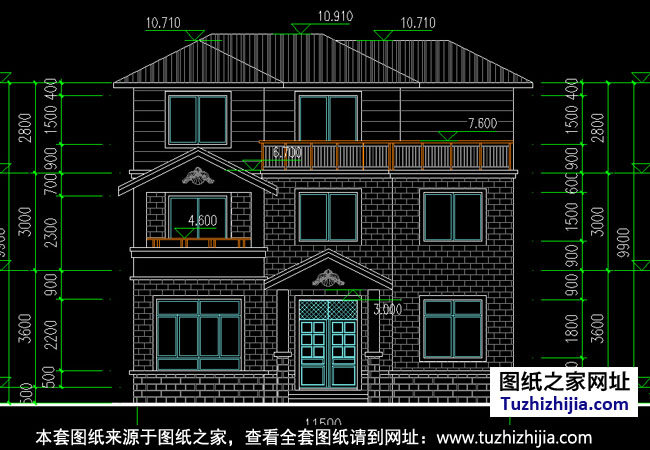 新农村三层房屋设计户型图