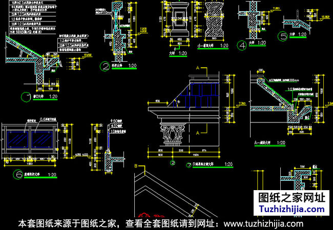 三层别墅建筑施工图