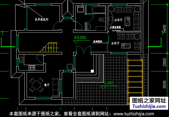 三层徽派别墅设计图纸