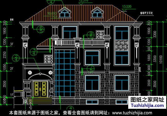 私人自建别墅设计图纸