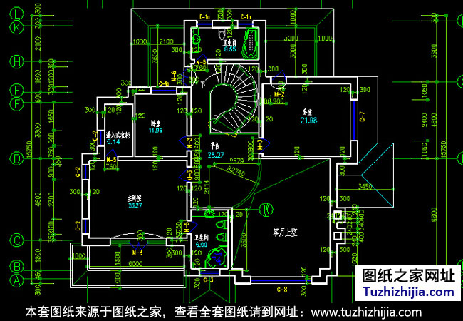 二层欧式小别墅设计户型图