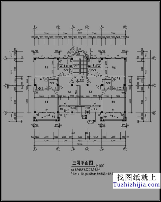 占地260平方米欧式四层别墅设计图
