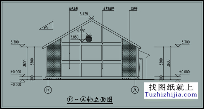 建筑层数:一层 占地尺寸:面宽12.3米x进深9.6米 占地面积:119.79平方 造价预算:9万 建筑总面积/总层高:119.79平米(不含入户平台、阳台、露台)/总高6.429米 施工图(建施图)共8张,效果图1张。 建施图指(建筑说明、平面图、各面立面施工图、以及剖面图、节点详图等) 平面功能介绍: 一层:卧室(3个)、厨房、餐厅、卫生间1个、杂物间,堂屋。
