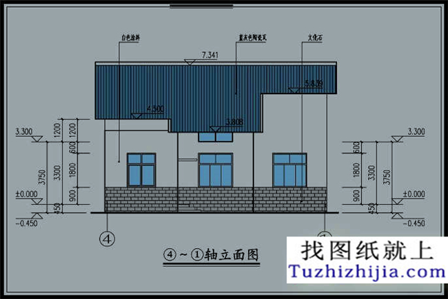 120平方米农村实用型一层别墅设计图纸及效果图大全,14*12米