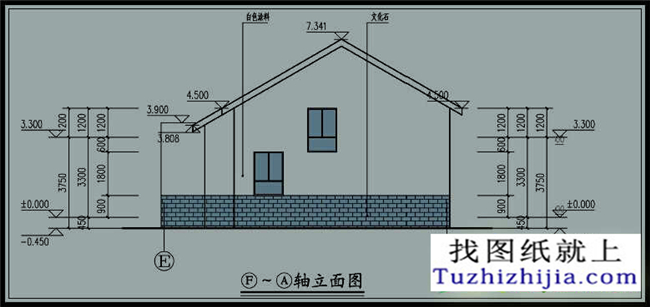 120平方米农村实用型一层别墅设计图纸及效果图大全,14*12米