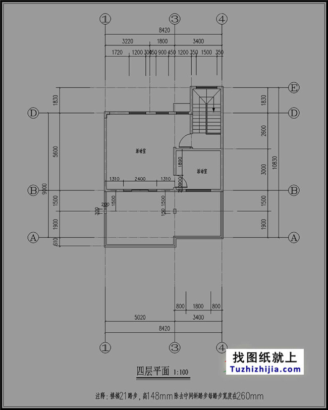 80平方米农村四层房屋设计图纸及效果图