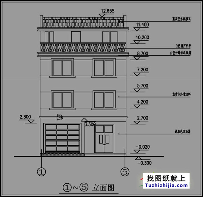 农村简单四层房屋设计图