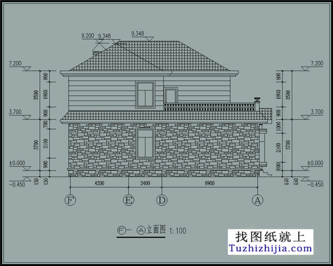 162平方米二层小别墅设计图纸及效果图大全,12X13米