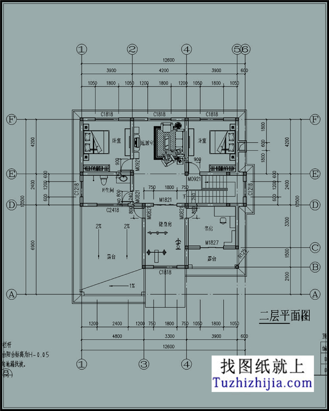 162平方米二层小别墅设计图纸及效果图大全,12X13米