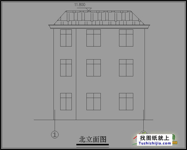 90平方米新农村三层房屋设计图纸