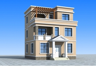 80平方米新农村三层房屋设计图，新农村住宅图纸精选