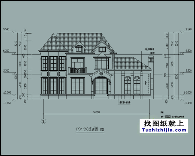 150平方米二层别墅设计及效果图展示下载,17X10米