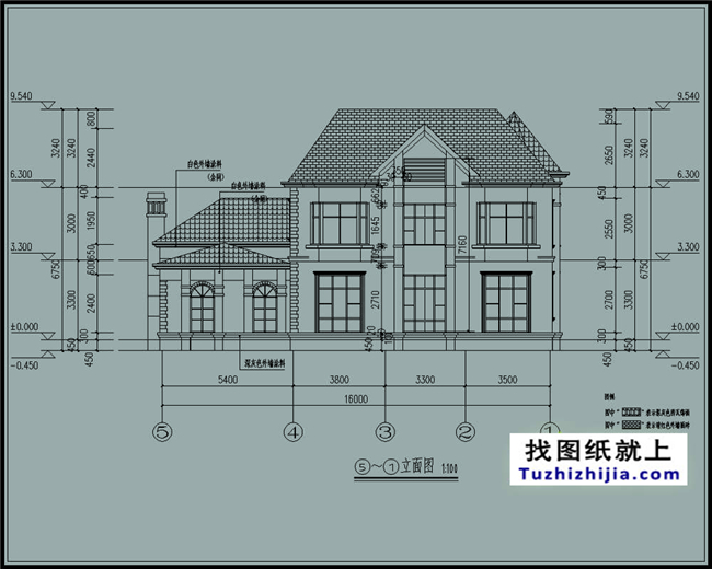 150平方米二层别墅设计及效果图展示下载,17X10米