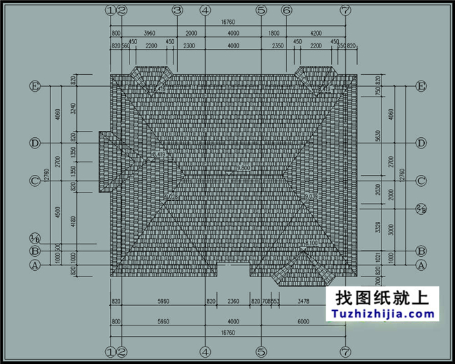 210平方米新农村带大车库二层房屋设计图纸及效果图,17X13米