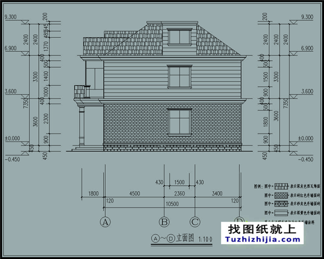 120平方米现代实用的新农村二层自建房屋设计图纸及效果图大全,12x10米