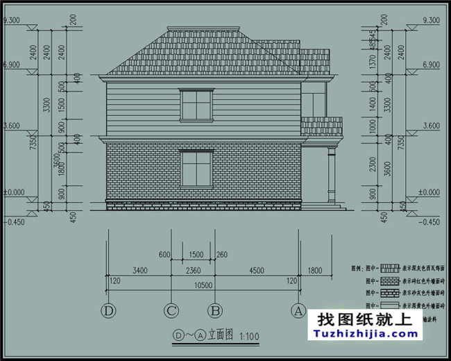 120平方米现代实用的新农村二层自建房屋设计图纸及效果图大全,12x10米