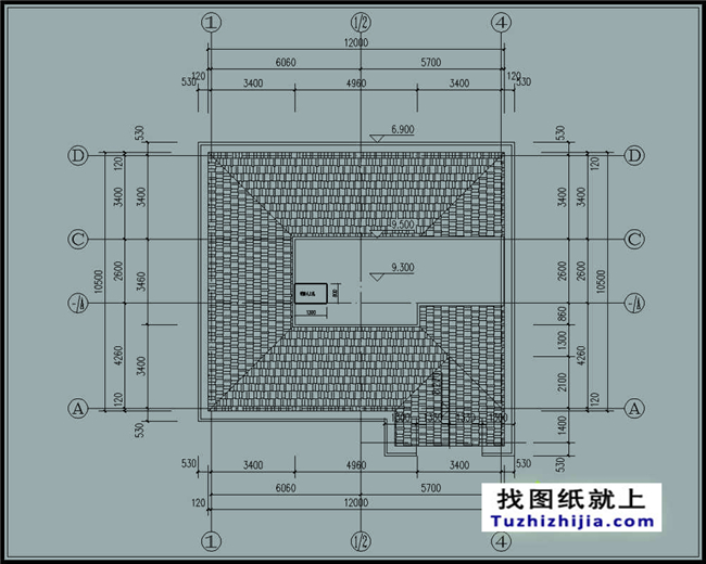 120平方米现代实用的新农村二层自建房屋设计图纸及效果图大全,12x10米