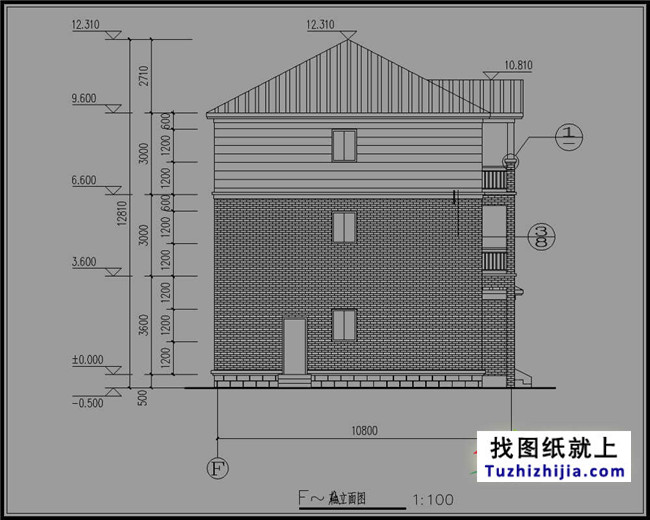 160平方米新农村三层别墅设计图及效果图