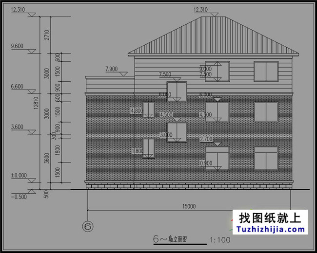 160平方米新农村三层别墅设计图及效果图