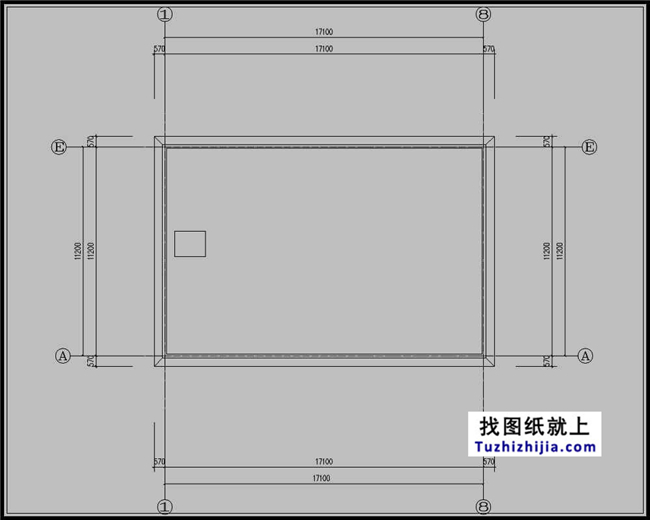 164平方米河南二层平屋顶房屋设计图纸带外观效果图,17x11米