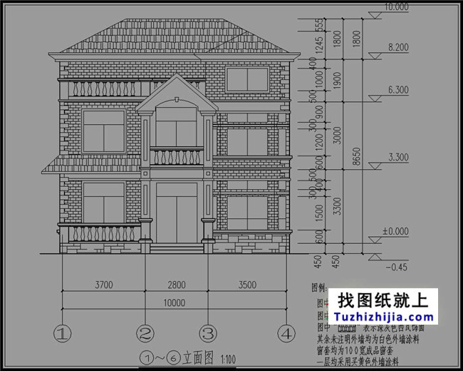 广东新农村三层房屋设计图纸大全