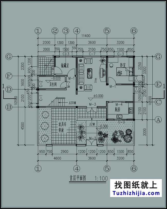 110平方米新农村实用现代的二层建筑设计图纸带外观图,11X10米