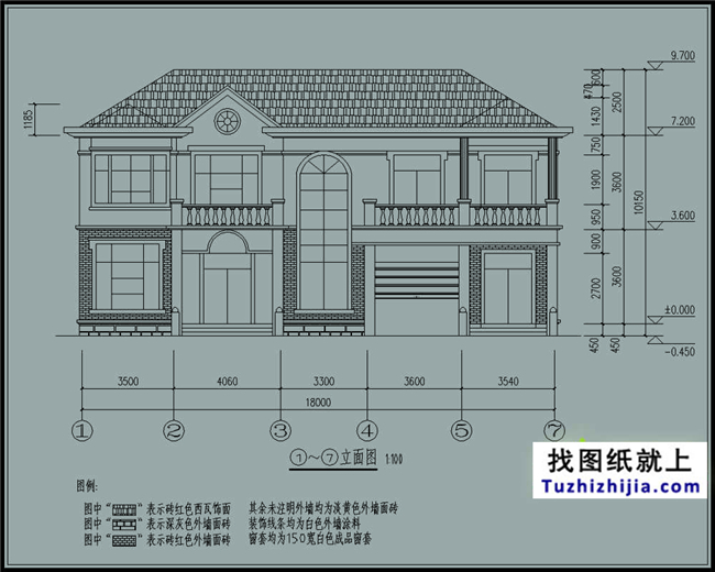 170平方米洋气实用农村二层房屋设计图纸大全