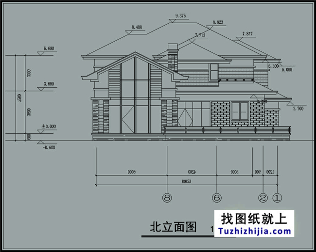建筑占地面积:15.3m*16.8m=210平方米; 建筑面积:362平方米 建筑层数:二层; 造价预算:28万 建筑高度:9.3米(含屋顶)坡屋顶; 设计功能: 一层:车库、门厅、客厅、衣帽间、卫生间、佣人房、洗衣房、老人房、卫生间、厨房、餐厅、家庭室; 二层:主卧、书房、卧室、卫生间、衣帽间、卫生间、起居室、卫生间、卧室; 图纸目录: 建筑图:一层平面图、二层平面图、屋顶平面图、西立面图、东立面图、南立面图、北立面图;