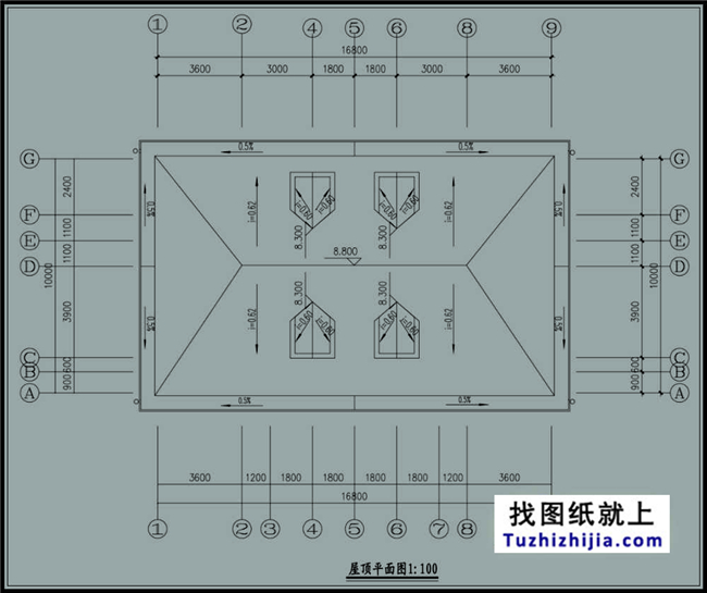 168平方米新农村双拼楼房设计建筑图纸带外观图,17x10米