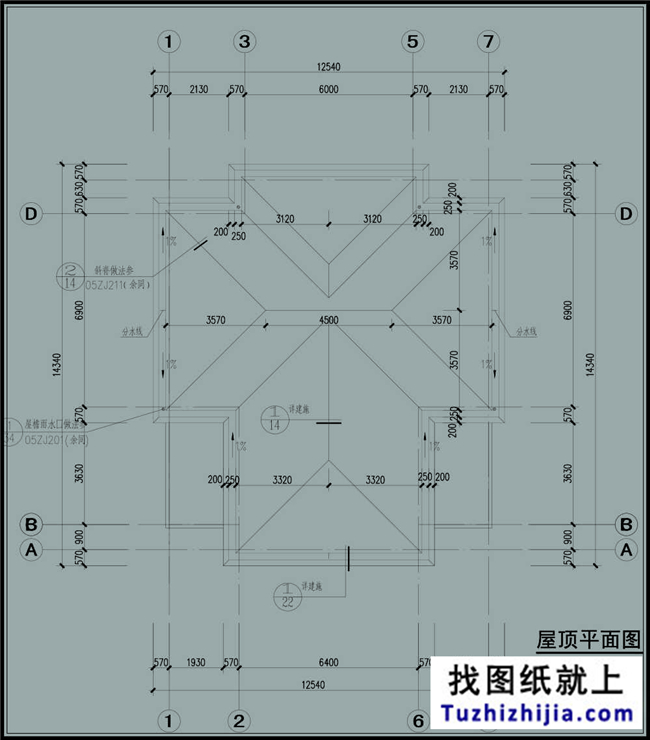 175平方米欧式三层双拼别墅设计施工图纸及效果图,12x13米