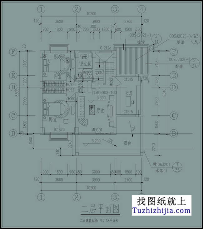 190平方米新农村双拼别墅全套设计方案及效果图,20x10米