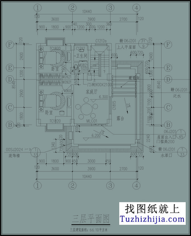 190平方米新农村双拼别墅全套设计方案及效果图,20x10米