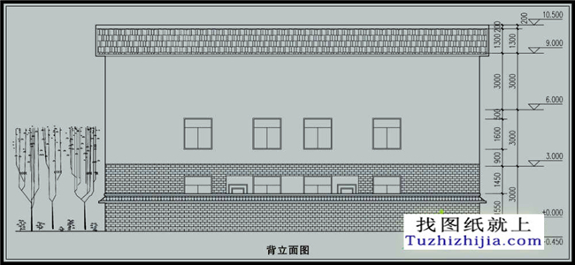 200平方米农村兄弟合建实用三层CAD设计图纸带外观,20x10米