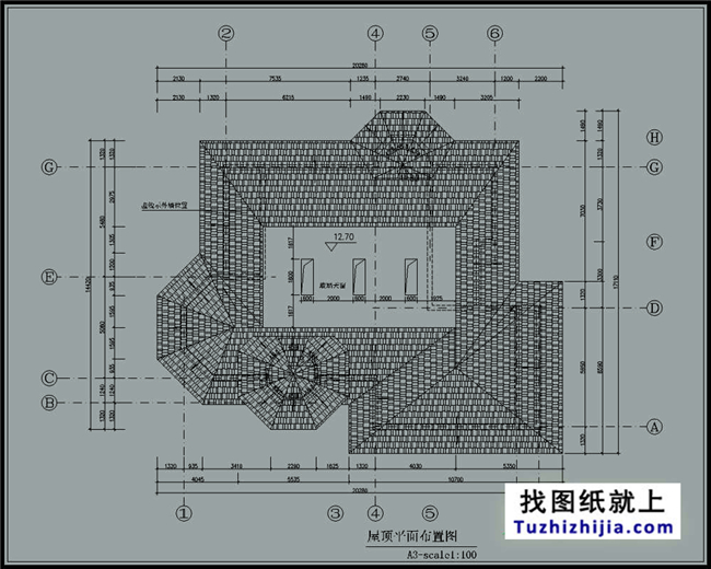 250平方米广东新农村三层房屋设计图纸带外观图18x14米