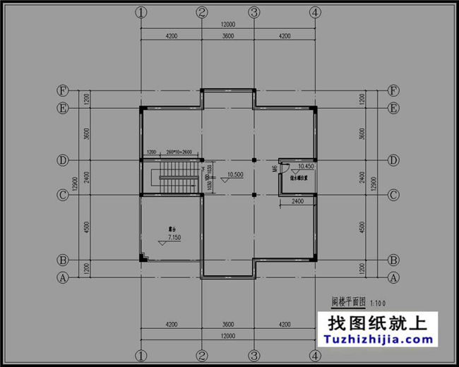 140平方米新农村三层楼房建筑设计图带外观图12x13米