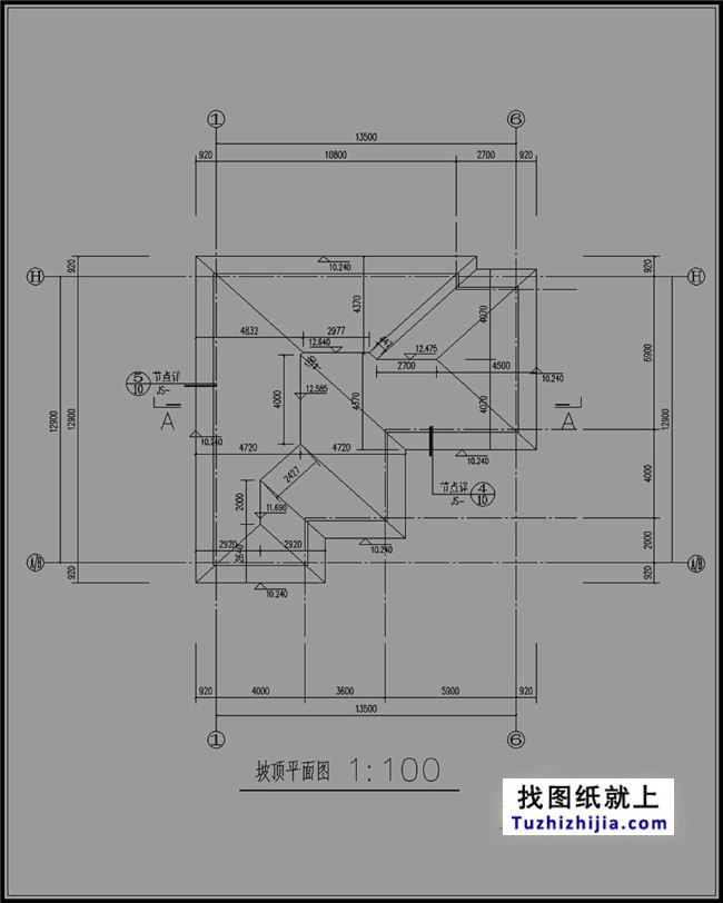 高端农村三层欧式房屋设计图纸