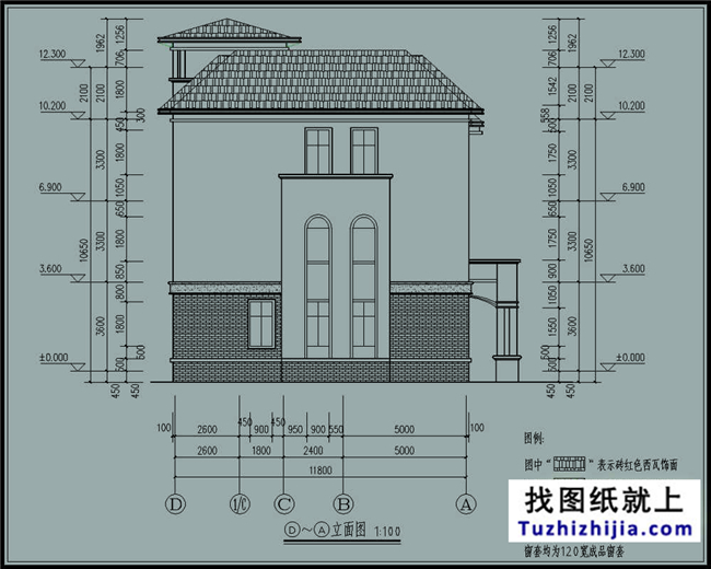 60ÍòÒÔÄÚµÄŷʽÈý²ã±ðÊûÉè¼ÆÊ©¹¤Í¼Ö½¼°Í¼Ö½cad´òӡЧ¹ûÇãбͼƬ
