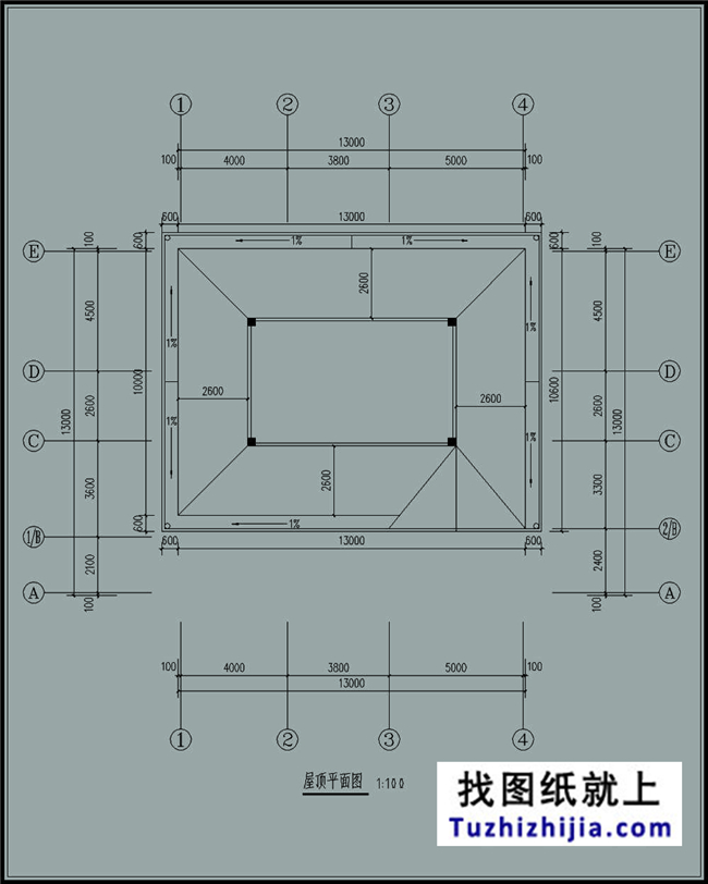 170平方米新农村现代楼中楼三层别墅设计施工图纸及效果图