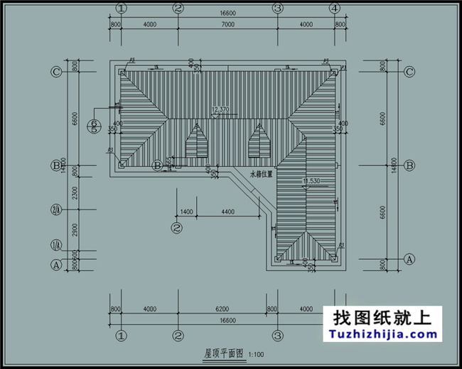 造价65万左右的三层欧式别墅房屋设计施工CAD图纸及效果图