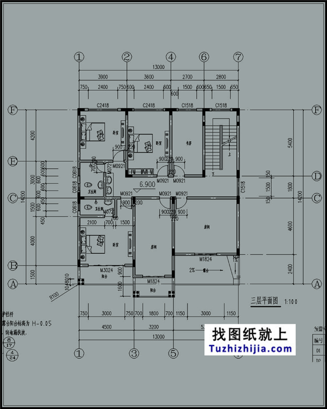 150平方自建房设计图纸,150平米农村平房设计图 乡村自建195平方米三层别墅设计cad图纸及效果图