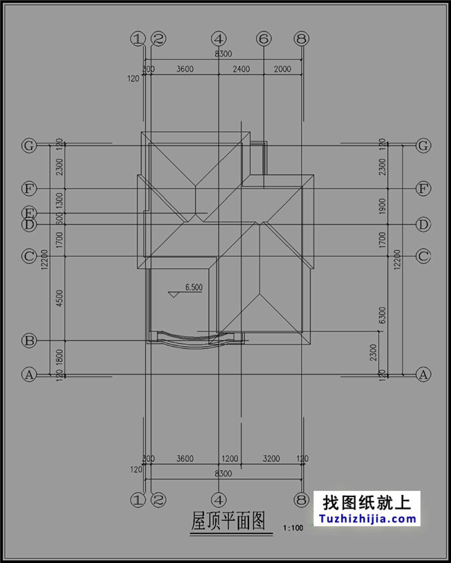 90平方米三层小别墅设计图纸,带效果图