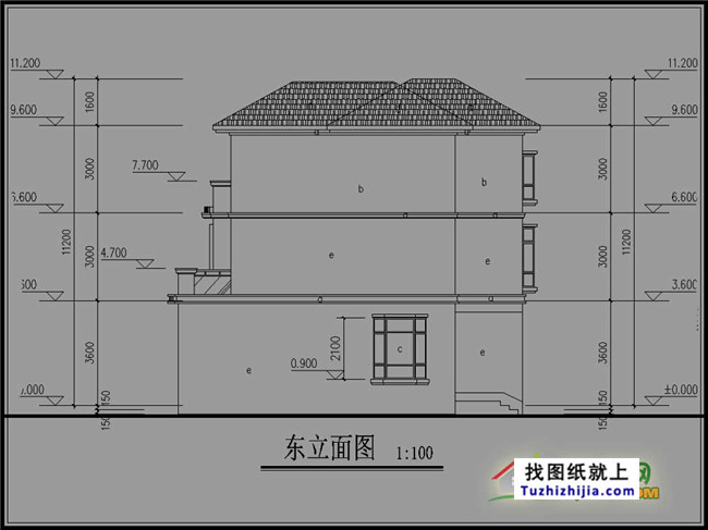90平方米三层小别墅设计图纸,带效果图
