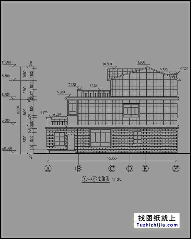 带小院新农村房屋设计图纸