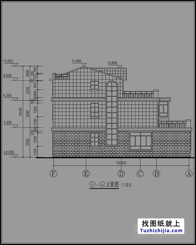 带小院新农村房屋设计图纸