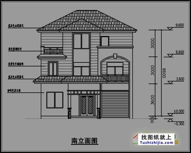 预算20万左右三层别墅设计图纸,新农村自建房推荐