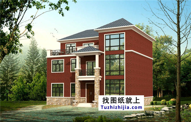 浙江新农村三层房屋设计图纸,农村住宅设计图集