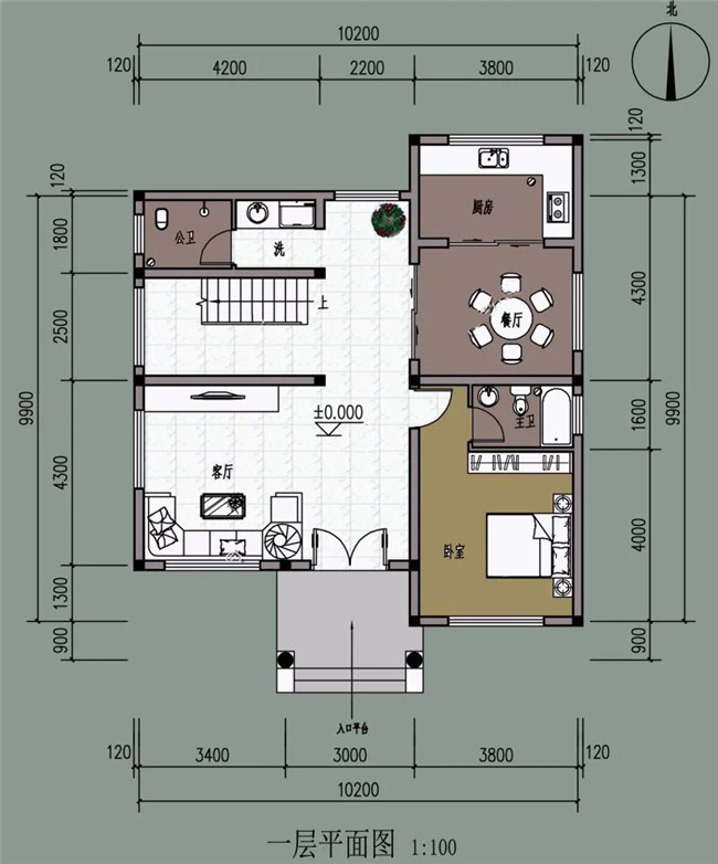 3款100平方米房屋设计图，你觉得哪款最受欢迎？