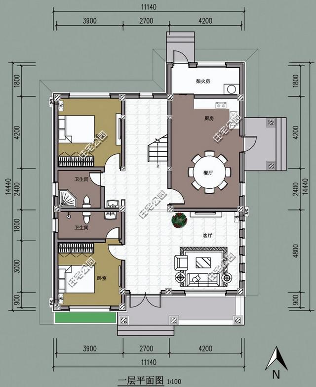 5套占地150平别墅设计方案图，看完肯定不想城里买房了